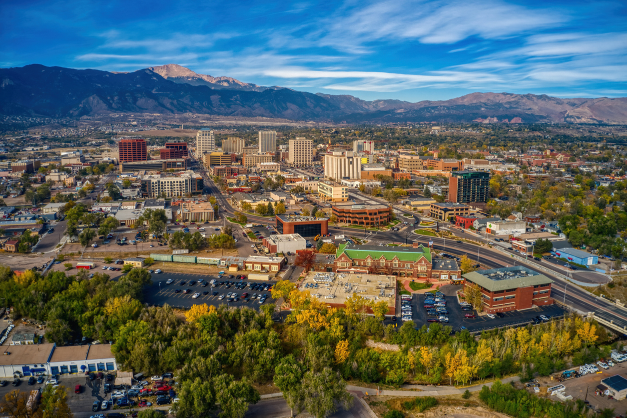 Panoramic Image of Colorado Springs, CO